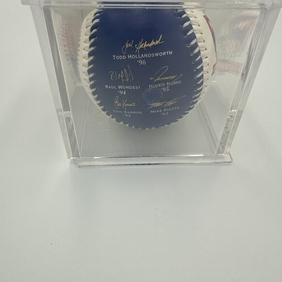 Los Angeles LA Dodgers Baseball 1996 Rookie of Year Todd Hollandsworth Case - Picture 2 of 11